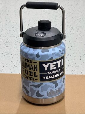 Yeti Rambler 1/2 Gallon Jug Blue Camo | New